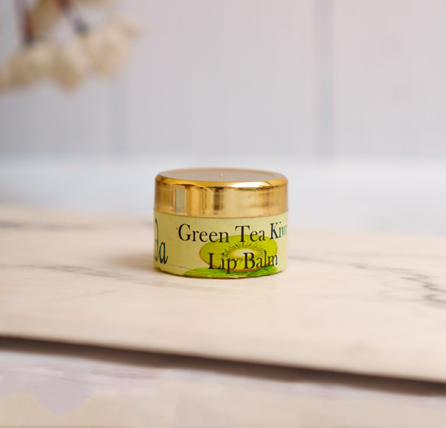 Green tea and Kiwi lip balm