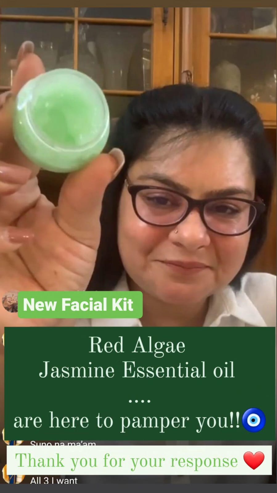 Jasmine Essential oil and Red Algae